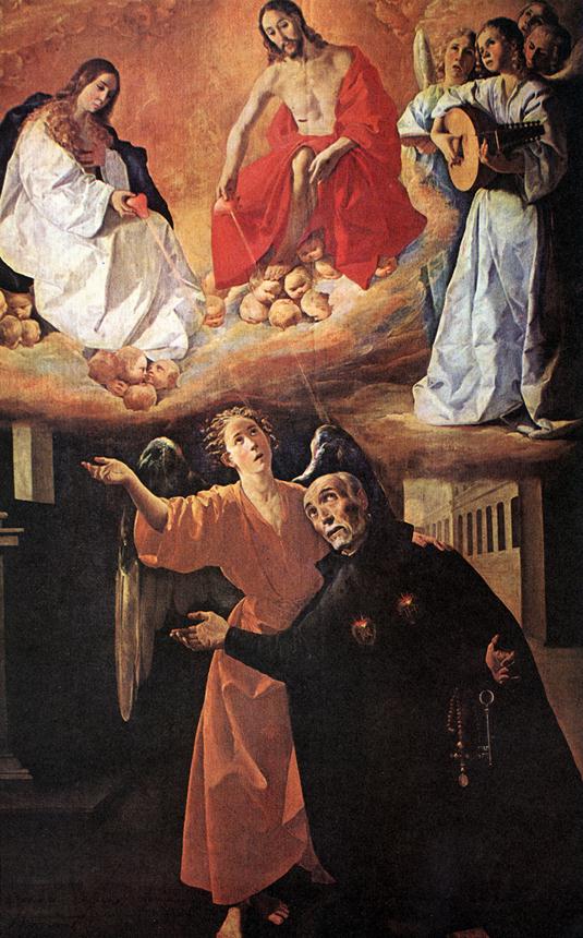 ZURBARAN Francisco de Vision of Blessed Alonso Rodriguez