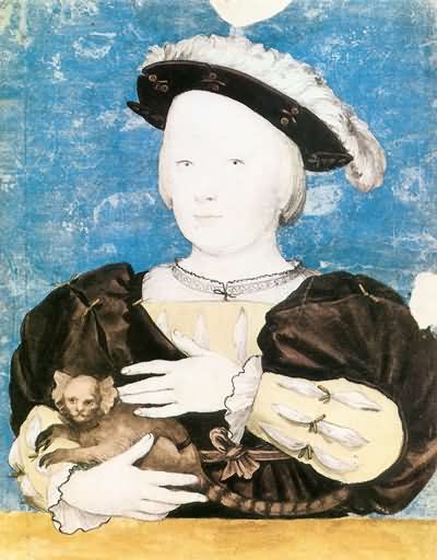 Hans Holbein the Younger Portrait of Edward Prince of Wales with Monkey