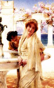 A Difference of Opinion - Sir Lawrence Alma-Tadema