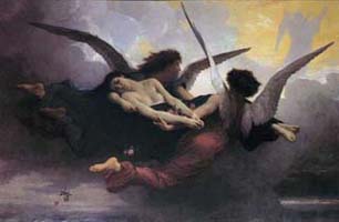 Adolphe-William Bouguereau A Soul Brought to Heaven