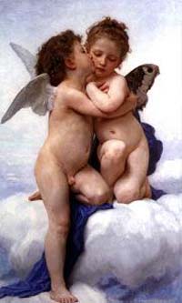 Adolphe-William Bouguereau The First Kiss