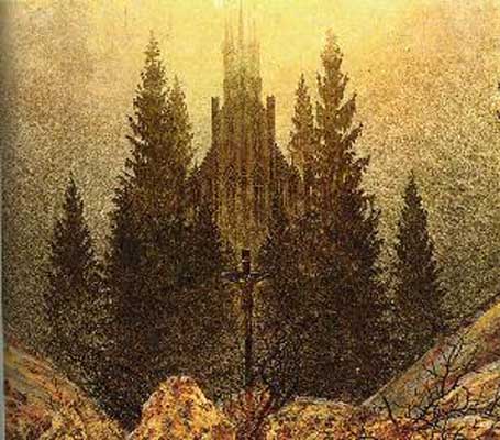 Caspar David Friedrich The Cross on the Mountain