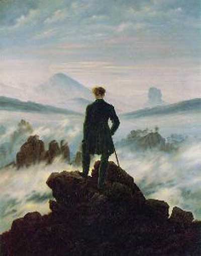 Caspar David Friedrich Wanderer Above The Sea of Fog