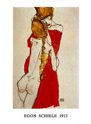 Egon Schiele Mutter Ind Tochter 1913