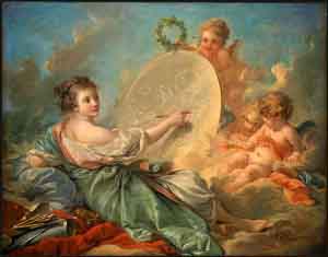 Francois Boucher Allegory of Painting