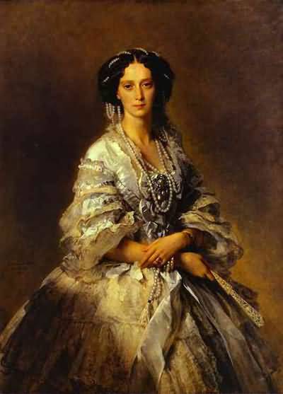 Franz Xaver Winterhalter Portrait of Empress Maria Alexandrovna