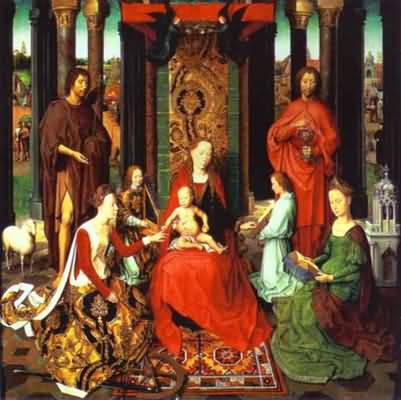 Hans Memling The Mystic Marriage of St Catherine