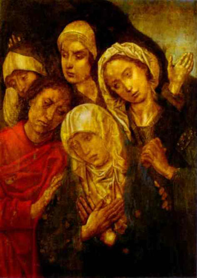 Hugo van der Goes The Lamentation The Three Marys and John the Evangelist