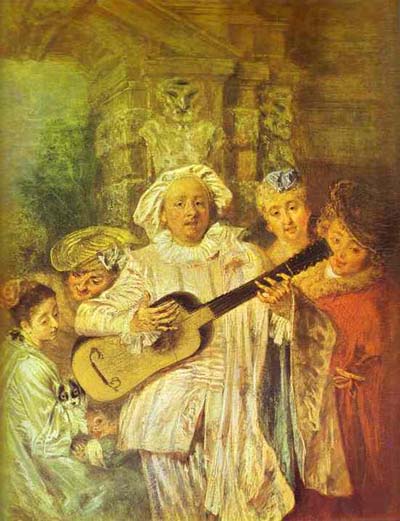 Jean Antoine Watteau Sous un Habit de Mezetin