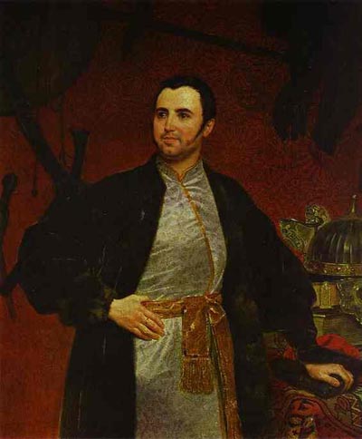 Karl Brulloff Portrait of M. A. Obolensky.