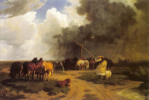 Karoly Lotz Stud in a Thunderstorm