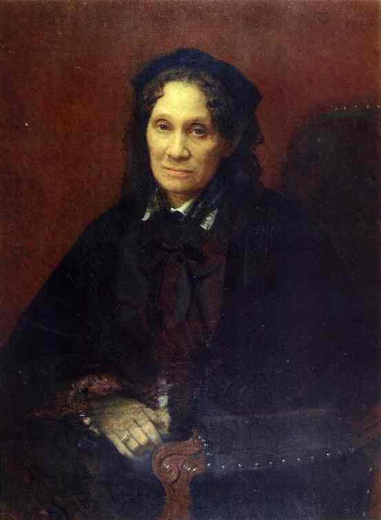 Kramskoy Ivan Portrait of Ekaterina Kornilova