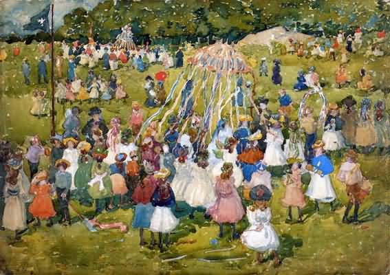 Maurice Prendergast May Day Central Park