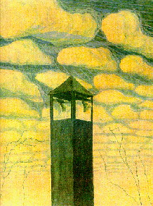 Mikalojus Konstantinas Ciurlionis From the cycle Spring The Belfry