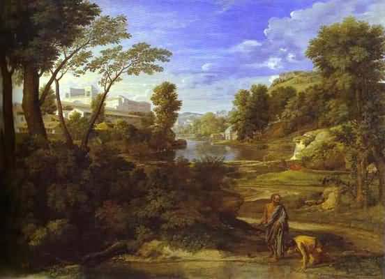 Nicolas Poussin Landscape with Diogen