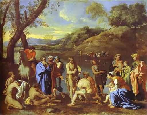 Nicolas Poussin St John Baptizing