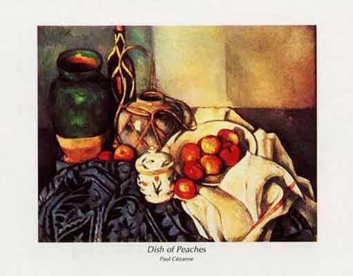 Paul Cezanne Dish of Peaches