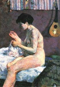 Paul Gauguin Nude Study