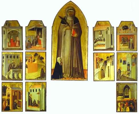 Pietro Lorenzetti The Blessed Humility and Eleven Stories from Her Life