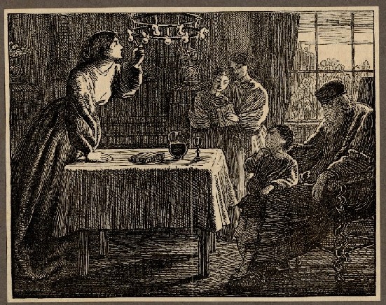 Simeon Solomon Lighting the Lamps