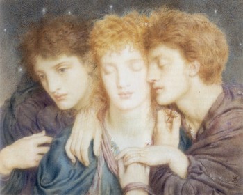 Simeon Solomon The Sleepers and the One that Watcheth