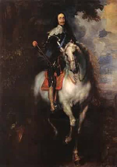 Sir Anthony van Dyck Equestrian Portrait of Charles I_ King of England