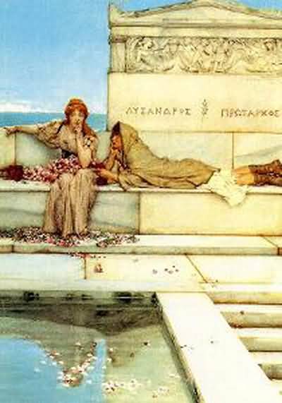 Sir Lawrence Alma Tadema Xanthe and Phaon