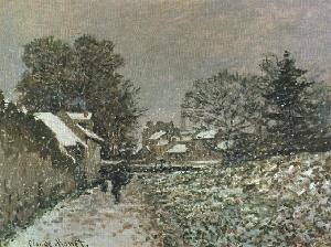 Snow at Argenteuil - Claude Monet