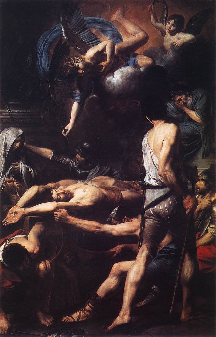 VALENTIN DE BOULOGNE Martyrdom of St Processus and St Martinian