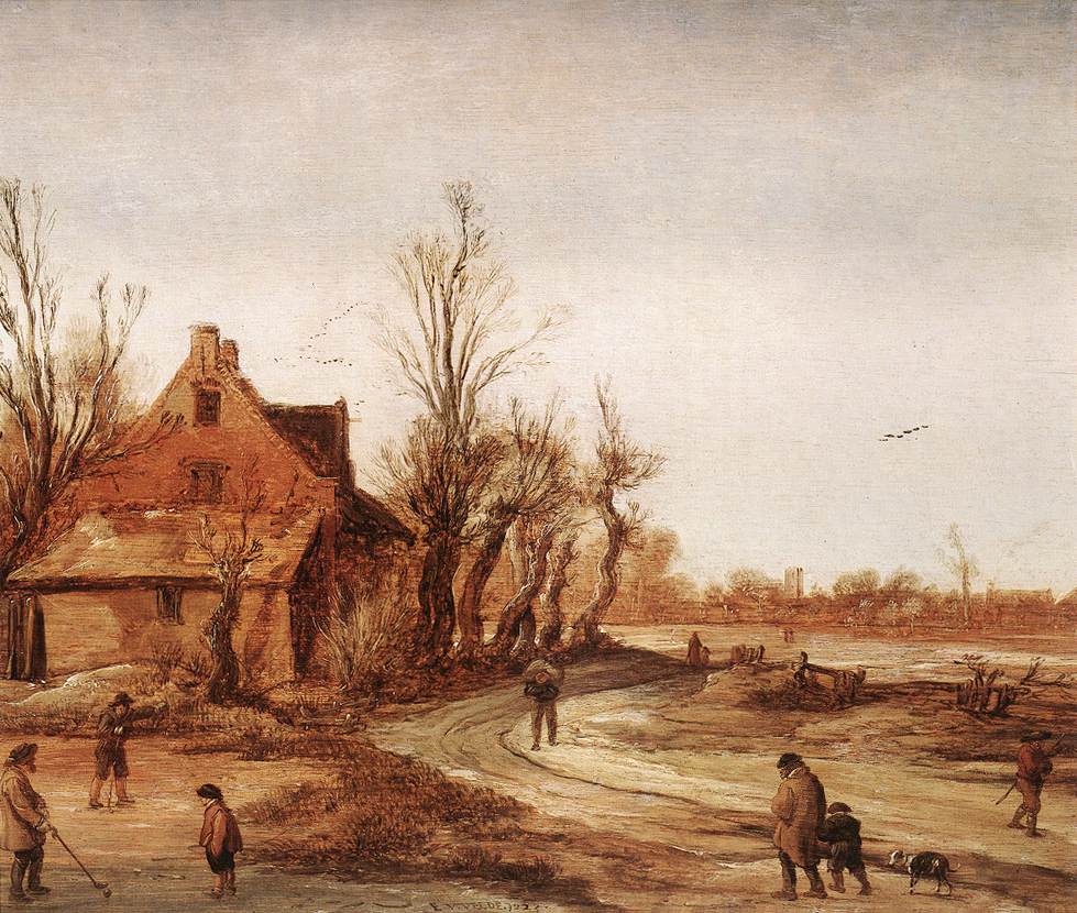 VELDE Esaias van de Winter Landscape 1