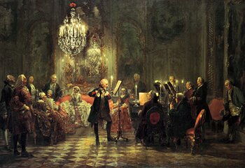 Von Menzel Adolph Das Floetenkonzert