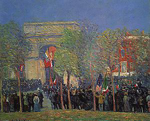 William Glackens Italo American Celebration Washington Square