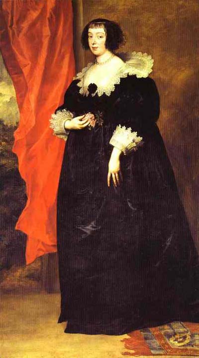 Sir Anthony van Dyck Portrait of Marguerite of Lorraine_ Duchess of Orleans