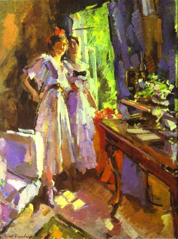 Korovin Constantin In Front of the Open Window