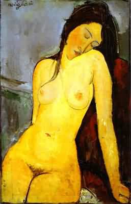 Amedeo Modigliani Seated Nude