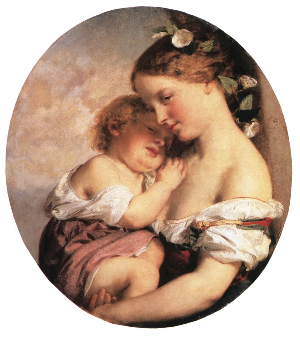 BROCKY Karoly Mother and Child