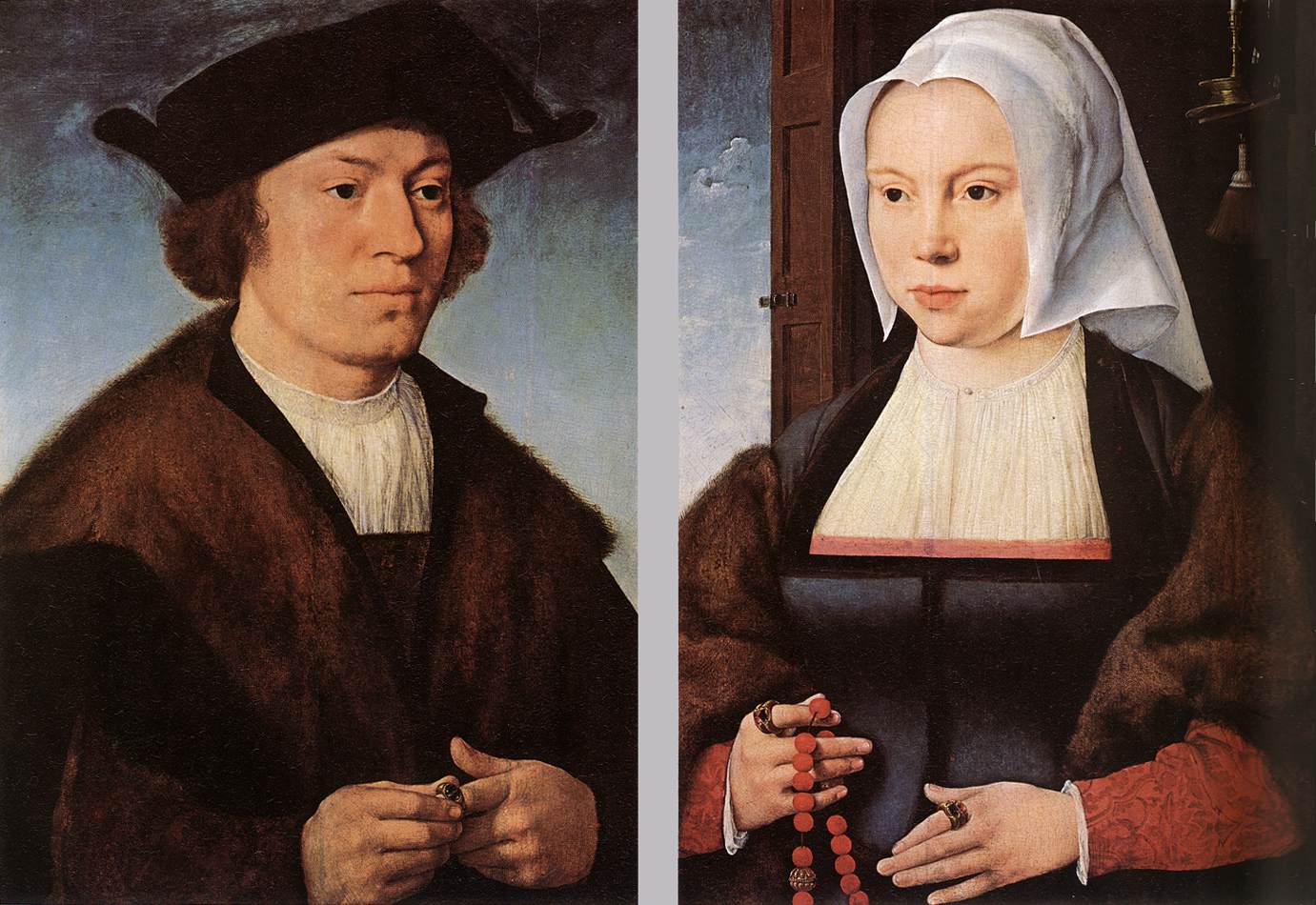 Cleve Joos van Portrait of a Man and Woman