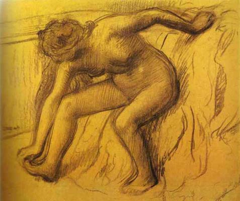 Edgar Degas After Bath_