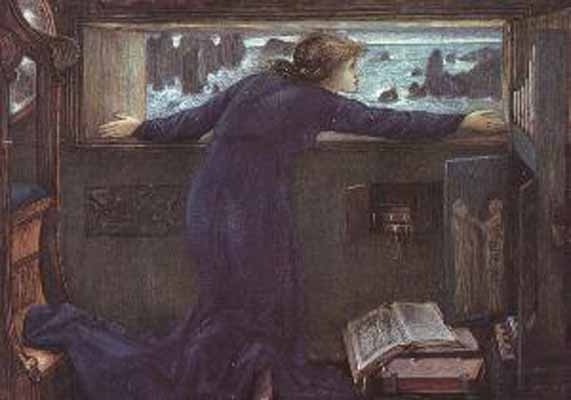 Edward Burne-Jones Dorigen of Britian Waiting for the Return of her H