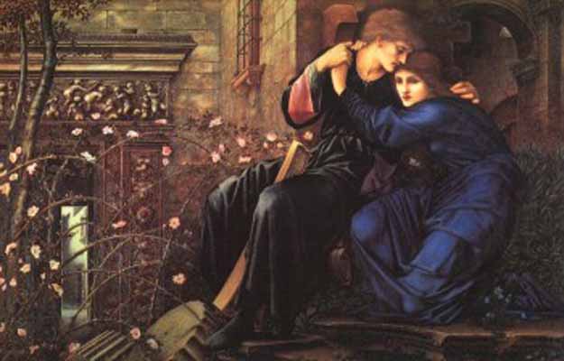 Edward Burne-Jones Love Among the Ruins