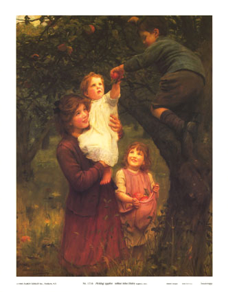 Elsley Arthur John Picking Apples