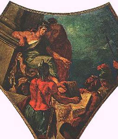 Eugene Delacroix Alexander & the Poems of Homer