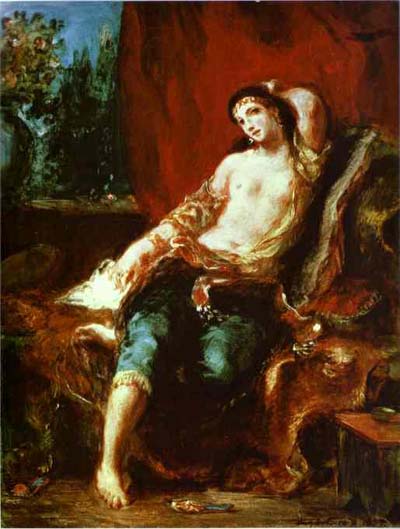 Eugene Delacroix Odalisque