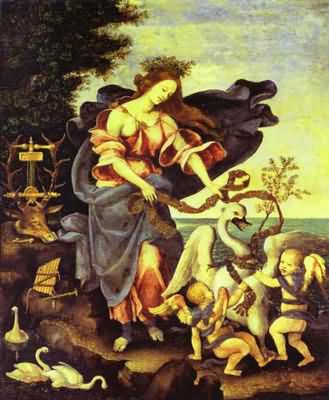 Filippino Lippi Allegory of Music The Muse Erato