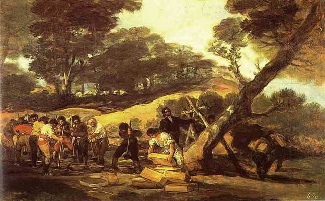 Francisco de Goya y Lucientes Powder Factory in the Sierra