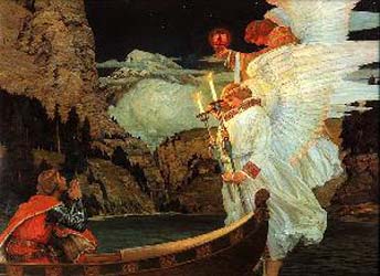 Frederick Judd Waugh The Knight of the Holy Grail