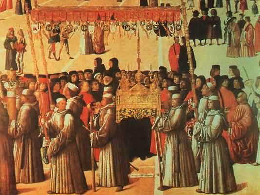 Gentile Bellini Procession in the Piazza di San Marco