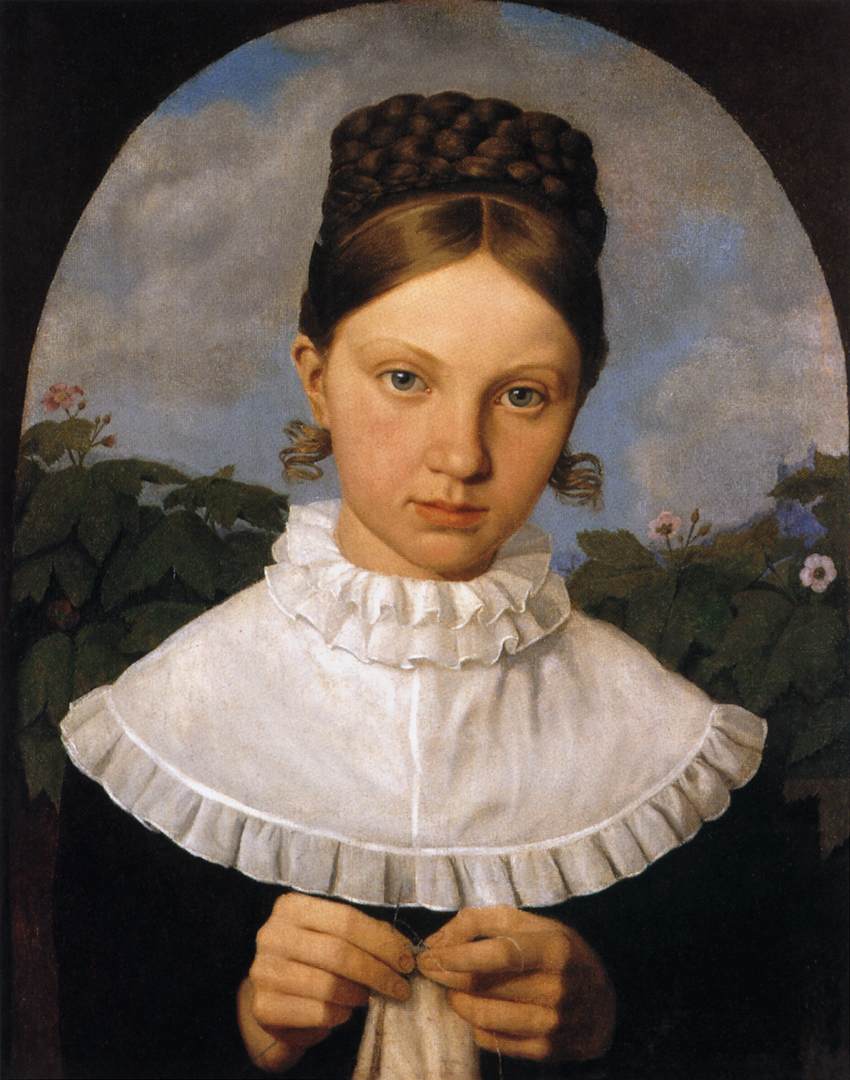 HESS Heinrich Maria von Portrait of Fanny Gail