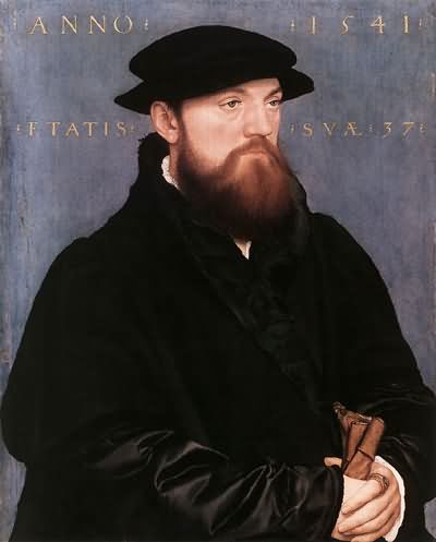 Hans Holbein the Younger Portrait of De Vos van Steenwijk