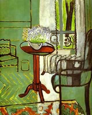 Henri Matisse The Window Interior with Forget Me Nots